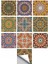 20 x 20CM Duvar Aynası Mozaik Çıkartma Kendi Kendine Yapışkan Ev Kapı Çıkartmaları - Tip K Tip A (Yurt Dışından) 5