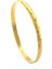 Altın Kaplama Çizgili 0.8 cm Bilezik BLZ-3059 2