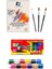 Resim Defteri 25X35 Spiralli 165 gr 15 Yaprak Funny Kids 12 Renk Akrilik Boyası 12X15 ml Set 1