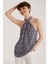Mor Halter Yaka Bluz 1