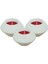 Mumluk Şamdan 3 Adet Tealight Uyumlu Elmas Çizgili Model 1