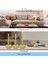 Mumluk Şamdan 3 Adet Tealight ve Ince Mum Uyumlu Kabak Model 4