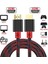 Hdmı Erkek Kablo HDMI 1080P Örgülü 15 Metre Full Hd Kablo 3