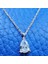 0.25 Karat Signity Swarovski Pırlanta Montürü Nano Has Taşlı Hediye 925 Ayar Gümüş Kolye 4