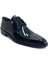 8003 Hakiki Deri Erkek Klasik Ayakkabı-Siyah Rugan 1