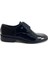 8003 Hakiki Deri Erkek Klasik Ayakkabı-Siyah Rugan 2