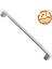 Bihter Düz Mobilya Mutfak Dolabı Çekmece Dolap Kapak Kulpu Kulbu Krom 224 mm Metal Kulp 1