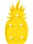 Ananas Şeklinde Ledli Dekoratif Eğlenceli Çocuk Gece Lambası 5