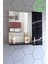 Aynalı Raflı Banyo Dolabı 60 cm Mdf Sonata Siyah-Beyaz 1