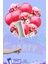1 Harf Rakam 40INÇ Gümüş Folyo Balon ve Kırmızı Konfetili Balon Seti 1
