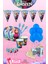 Frozen Elsa 4 Kişilik Süper Ekonomik Doğum Günü Parti Malzemeleri Seti 1
