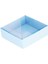 Asetat Kutu Altı Karton 7X7X2.2 cm (50 Adet) Mavi 2