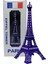Metal Paris Eyfel Kulesi Mor Kristal Taşlı 25CM 3