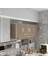 Kenzlife hazır mutfak acus22 crd 060*150*22 mutfak banyo dolabı kapaklı raflı 1