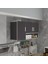 Kenzlife hazır mutfak mirandus32 gri 060*120*32 mutfak banyo dolabı kapaklı raflı 1