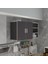 Kenzlife hazır mutfak fulvus22 gri 060*120*22 mutfak banyo dolabı kapaklı raflı 1