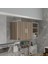 Kenzlife hazır mutfak fulvus22 crd 060*120*22 mutfak banyo dolabı kapaklı raflı 1