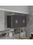 Kenzlife hazır mutfak merta gri 060*120*32 mutfak banyo dolabı kapaklı raflı 1