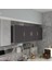 Kenzlife hazır mutfak silvanus gri 060*180*22 mutfak banyo dolabı kapaklı raflı 1