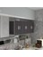 Kenzlife hazır mutfak zanobi gri 060*180*32 mutfak banyo dolabı kapaklı raflı 1