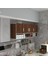 Kenzlife hazır mutfak konsta cvz 060*150*22 mutfak banyo dolabı kapaklı raflı 1