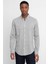Slim Fit Uzun Kol Keten Premium Seri Düğmeli Yaka Spor Gömlek 1