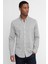 Slim Fit Uzun Kol Keten Premium Seri Düğmeli Yaka Spor Gömlek 2