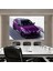Mor Spor Araba Bmv Sport Car Kanvas Tablo 1