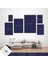 Şehir Manzarası Fırça Izleri City Build Modern Kanvas Tablo 4