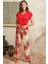 Kadın Kısa Kol Pijama Takım 9829 1