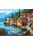 Göl Şehir Dıy Elmas Mozaik Tablo Mozaik Puzzle 30X40 Cm Dekorları Tablo (Yurt Dışından) 1