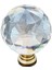 Kristal Sarı Ayak 40 mm Kulp ( 5 Adet ) 1