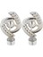 2x Rhinestone Pencere Perde Kutbu Uç Örtü Çubuğu Nihai Kafa Çapı 28MM- Gümüş (Yurt Dışından) 4