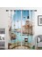 Polyester Fiber Pencere Drapes Çocuklar Için Sahne Sahnesi Desen Banyo Stili 1 150X166CM (Yurt Dışından) 2