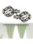 2x Perde Çubuk Finials Pencere Tedavisi Ofis Banyo Odası Için Değiştirme Gümüş Hollow Out (Yurt Dışından) 5