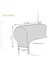 Stretch Koltuk Kapakları Sandalye Koltuk Kolu Koruyucular Koltuk Slipcovers Siyah (Yurt Dışından) 4