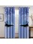 2 Panel Drapes Kirpik Baskı Pencere Perdeleri Oda Yatak Odası Mor Için Karartma (Yurt Dışından) 3