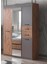 Aynalı 3 Kapılı 2 Çekmeceli Gardırop Elbise Dolabı 130X50X210CM 1