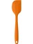Bybirgül Yanmaz Yapışmaz Silikon Yassı Spatula ,hamur Sıyırıcı 3lü Set Turuncu 2