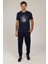 Basıc Track Pant Lacivert Erkek Eşofman Altı M-CT121 3