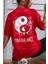 Yin & Yang Baskılı T-Shirt 1