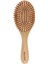 Doğal Kıl Saç Fırçası Bambu Fırça Masaj Saç Tarağı Tüm Saç Türleri (Yurt Dışından) 2