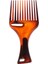 Plastik Afro Saç Seçme Kuaförlük Kıvırcık Saç Fırçası Salon Stil Fırçası (Yurt Dışından) 2