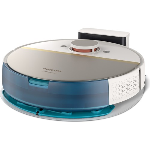 Philips HomeRun 7000 Serisi Aqua Islak-Kuru Robot Süpürge – Sarj istasyonlu - Beyaz & Gold-XU7000/02