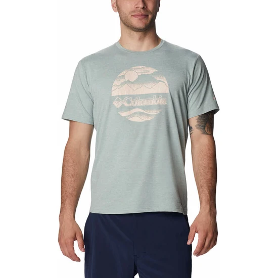 Mens Sun Trek  Graphic Erkek Kısa Kollu T-Shirt