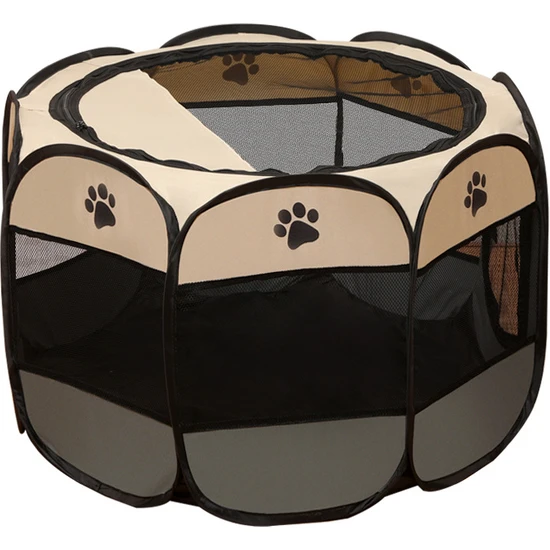 Oloey Sekizgen Çit Çadır Oxford Kumaş Çizilmeye Dayanıklı Katlanabilir Köpek Kulübesi Kedi Kulübesi Evcil Hayvan Doğum Odası Çadırı (Yurt Dışından)