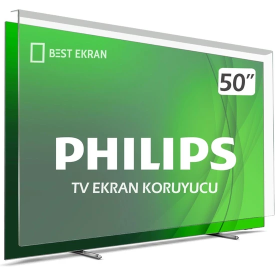 Best Ekran Philips 50PUS8057 Tv Ekran Koruyucu - Philips 50 Inç 126CM Ekran Koruyucu 50PUS8057/62