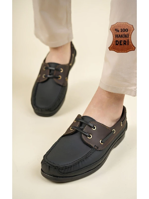 Muggo Laxter Garantili Erkek Hakiki Deri Günlük Klasik Casual Ayakkabı
