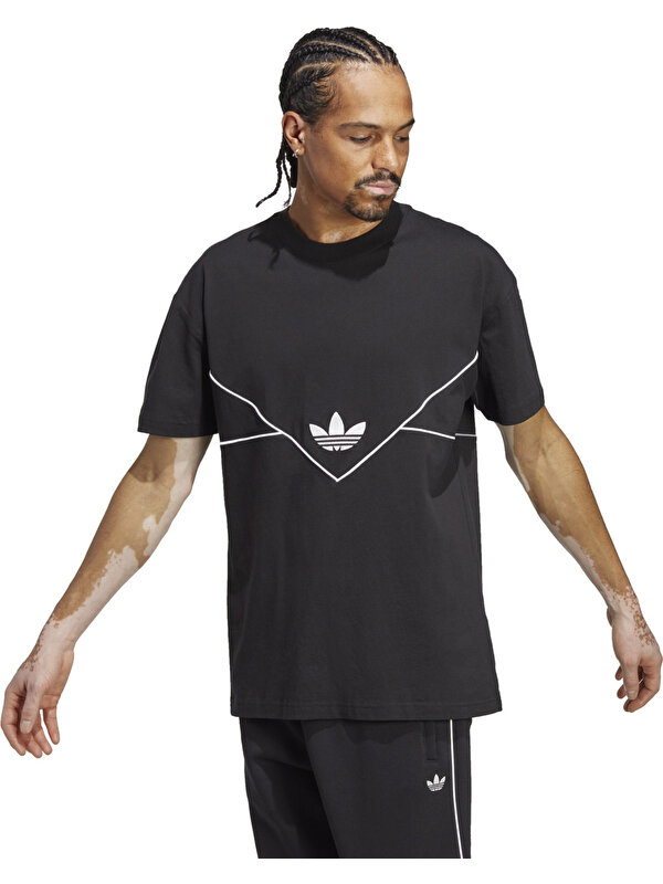 adidas AHR3319 Adidas C Tee Erkek T-Shirt Siyah