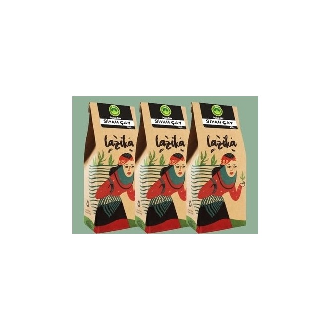 Lazika Ilk Hasat Siyah Çay 3'lü Set (3x400g)